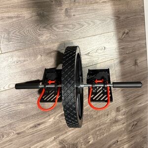 Black and Red Ab Roller Wheel